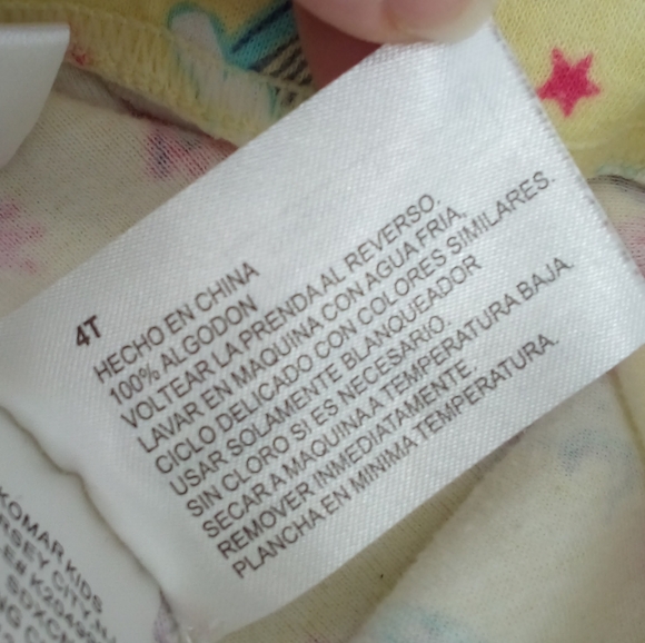 Peppa Pig Pajama Bottoms & Toys Set 100% Cotton Yellow Pink PJ 4T - Picture 12 of 13